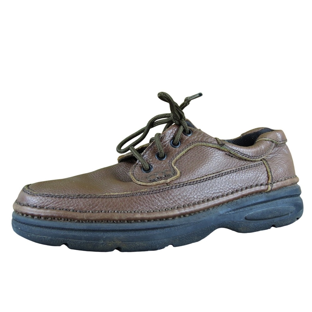 Nunn Bush Men Gel Comfort Sneaker Brown Leather Size 8 Medium Used 2025